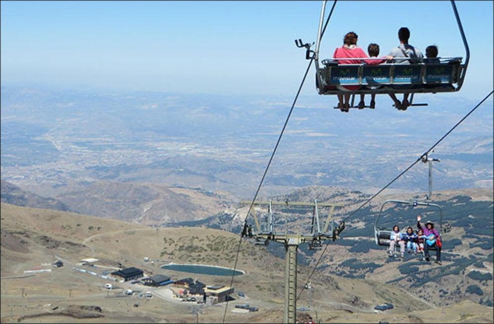 Ski Plaza Sierra Nevada & Zona Baja Exterior photo
